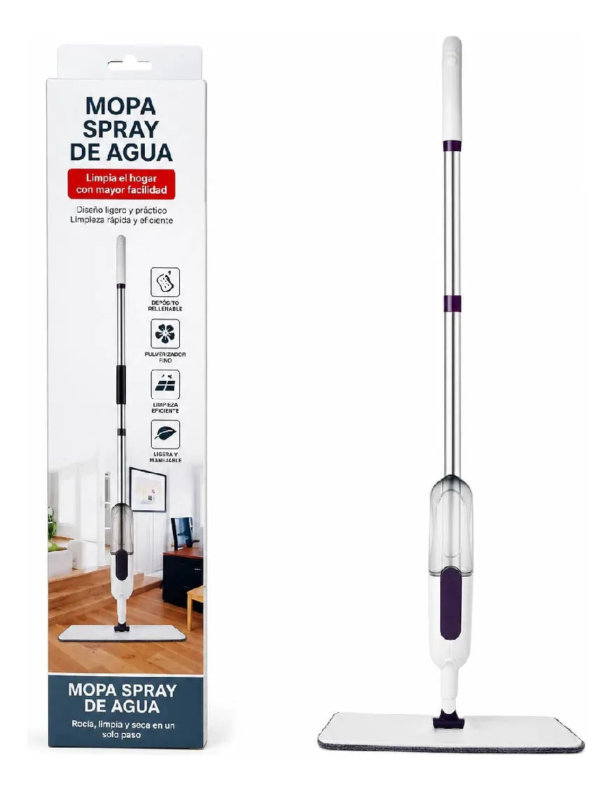 Mopa spray con botella recargable