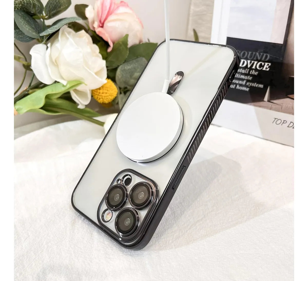 Funda Protectora Magsafe Magnetica Cubre Camara Para iPhone 14 Plus