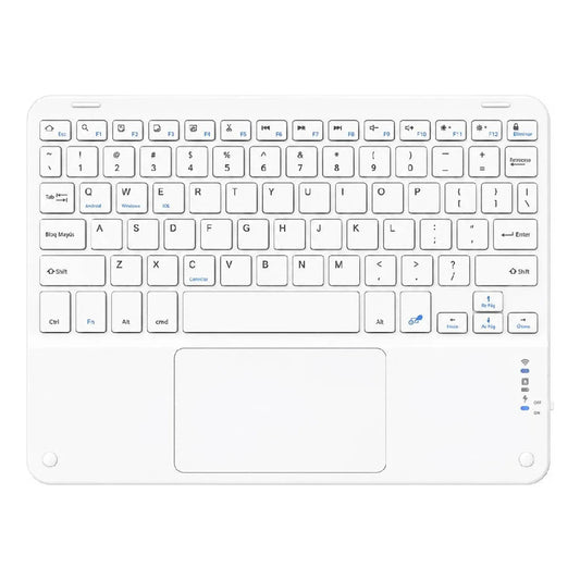 Teclado Bluetooth con touchpad Blanco