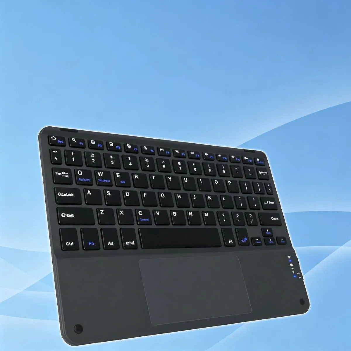 Teclado Bluetooth con touchpad Negro