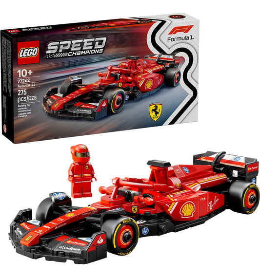 Lego Speed Champions- Auto De F1 Ferrari Sf-24 77242 Cantidad de piezas 275 Color Rojo