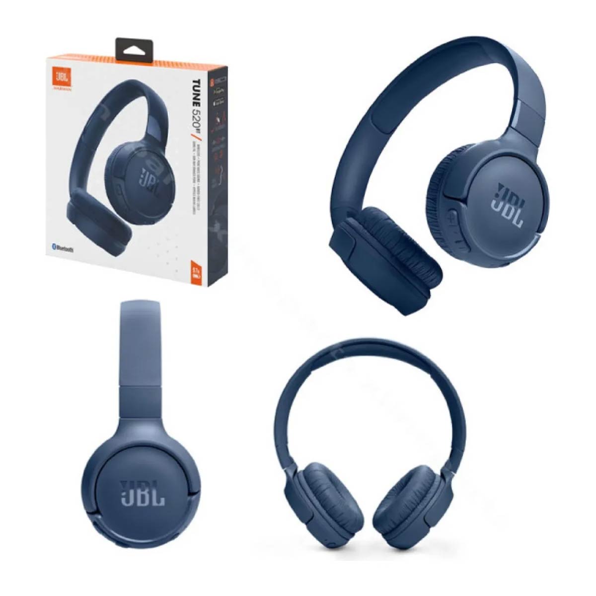 Auriculares Inalámbricos Jbl Tune 520bt Bluetooth Colores