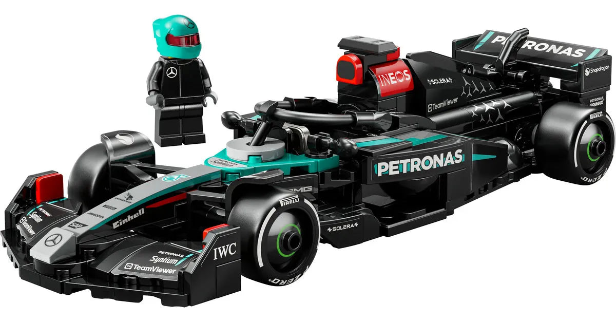 LEGO® Speed Champions Auto de Carreras Mercedes-AMG F1® W15 77244; set con vehículo y piloto