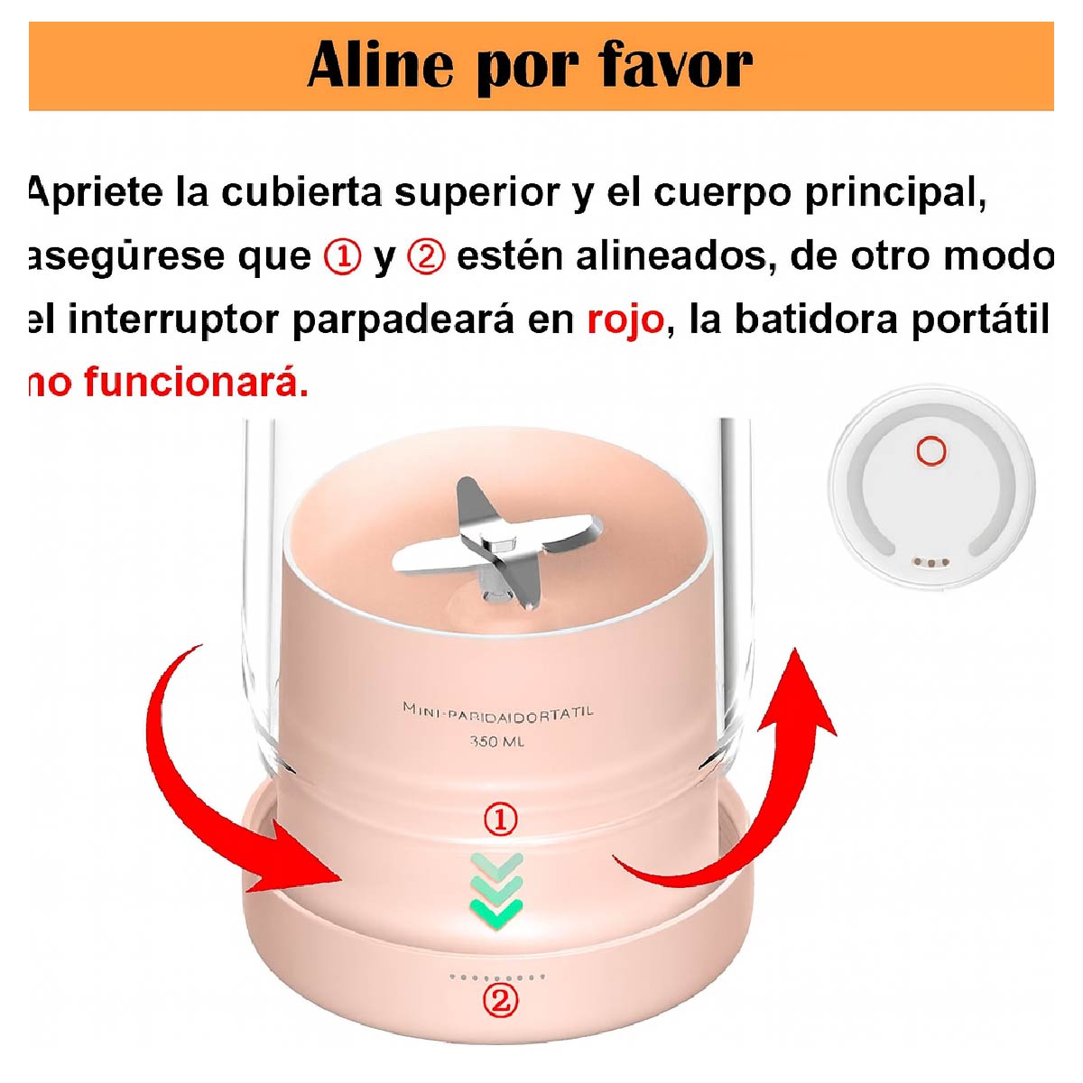 Licuadora Portátil - Licuadora Personal Recargable Por Usb
