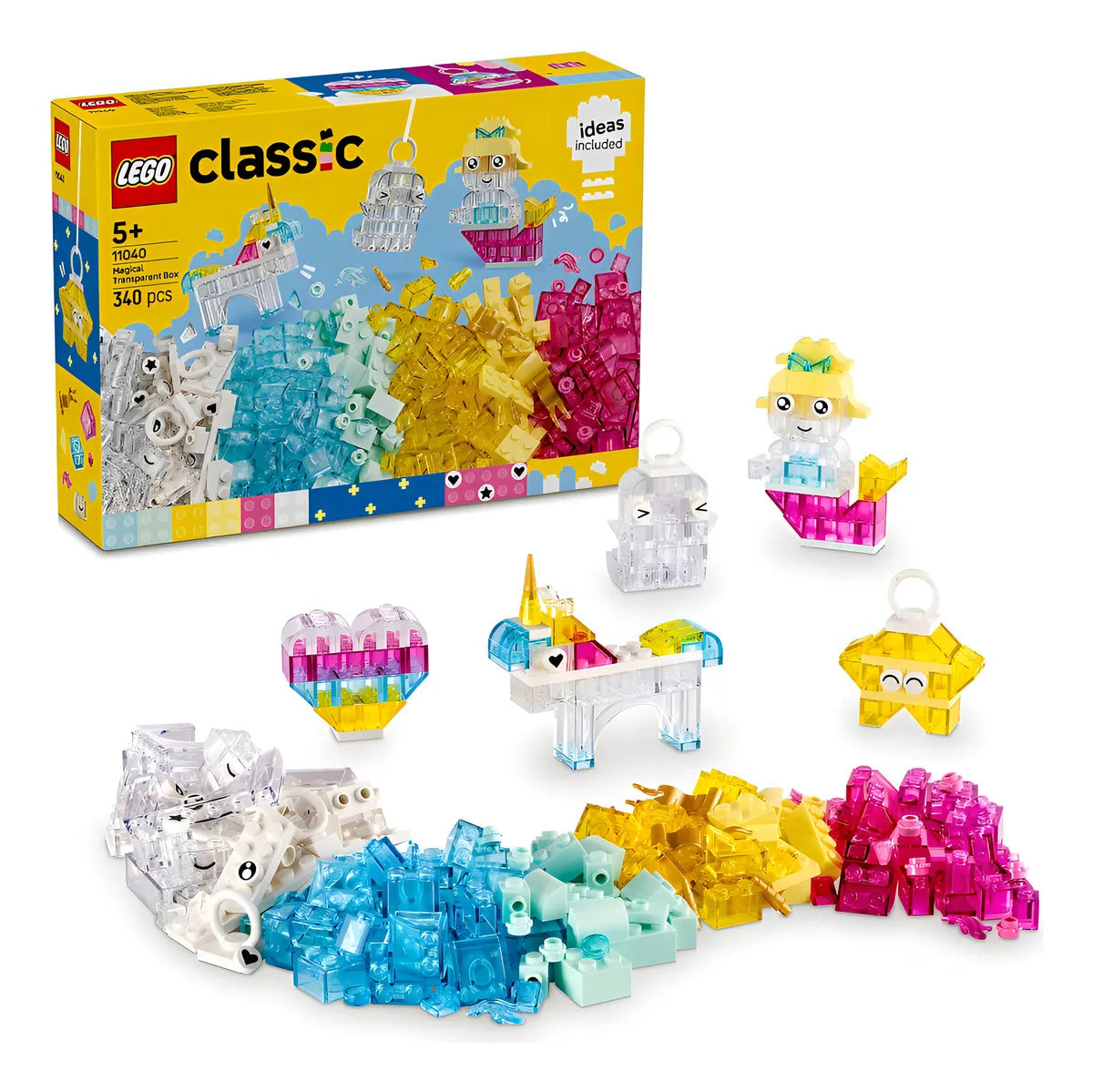 Lego Classic Caja De Magia Transparente 5+ Figuras 11040