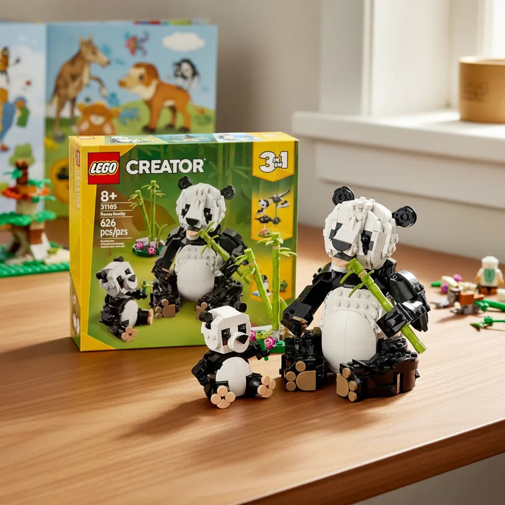 Lego Creator 3en1 Fauna Salvaje Familia De Pandas 31165