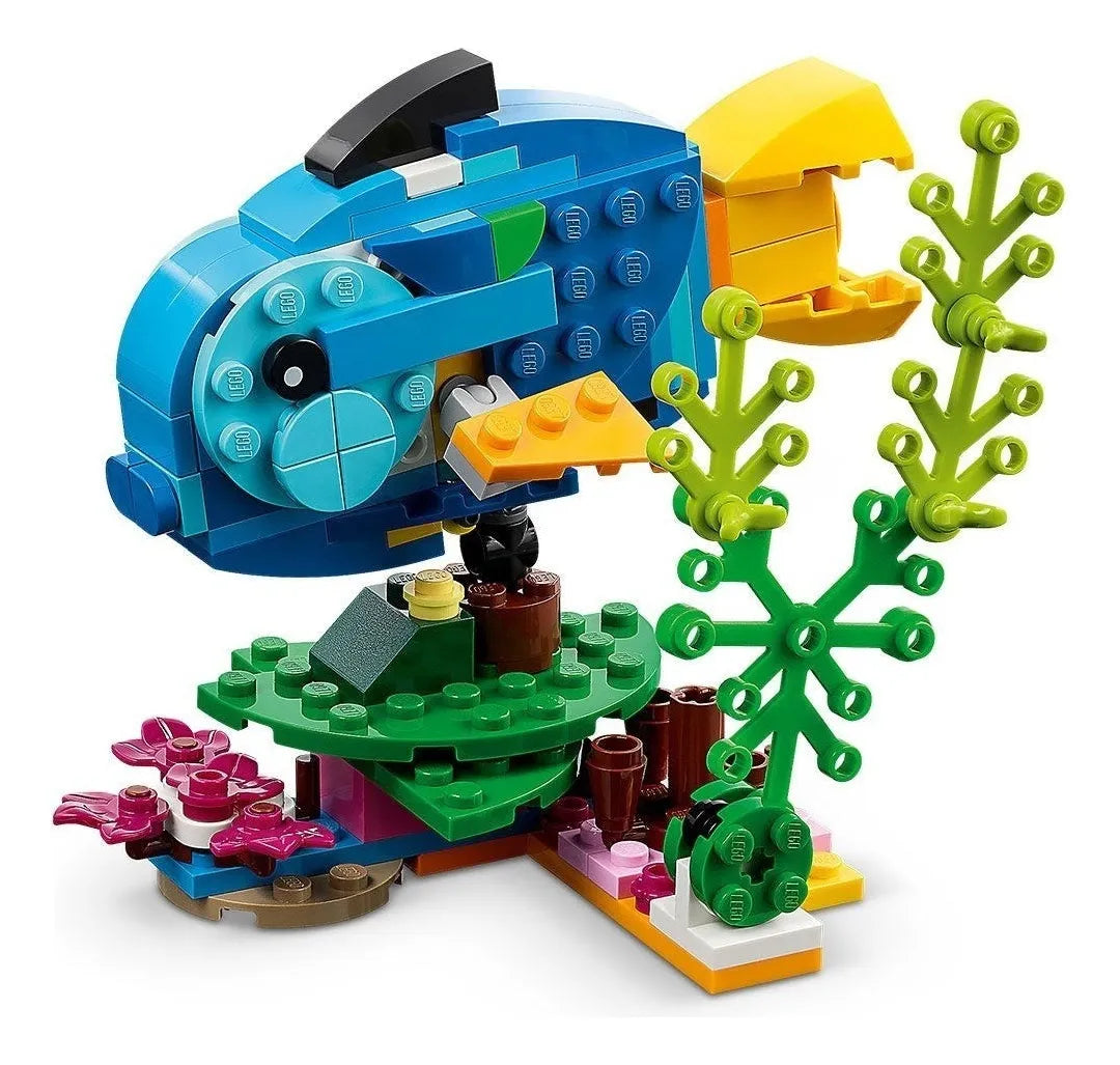 Lego Creator 3en1 Loro Exótico 31136 De 253 Piezas En Caja
