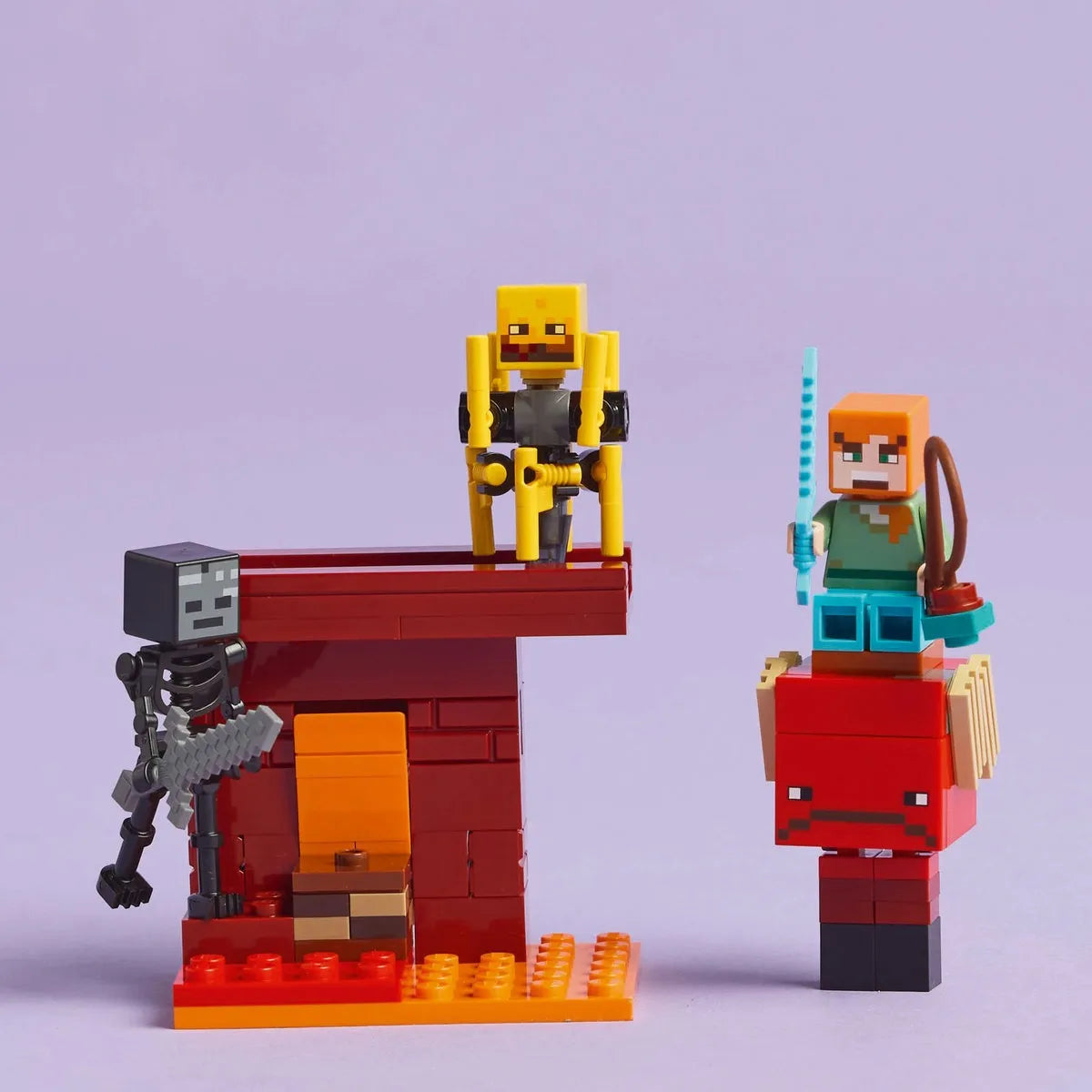 Lego Minecraft La Batalla De Lava Del Inframundo 21266
