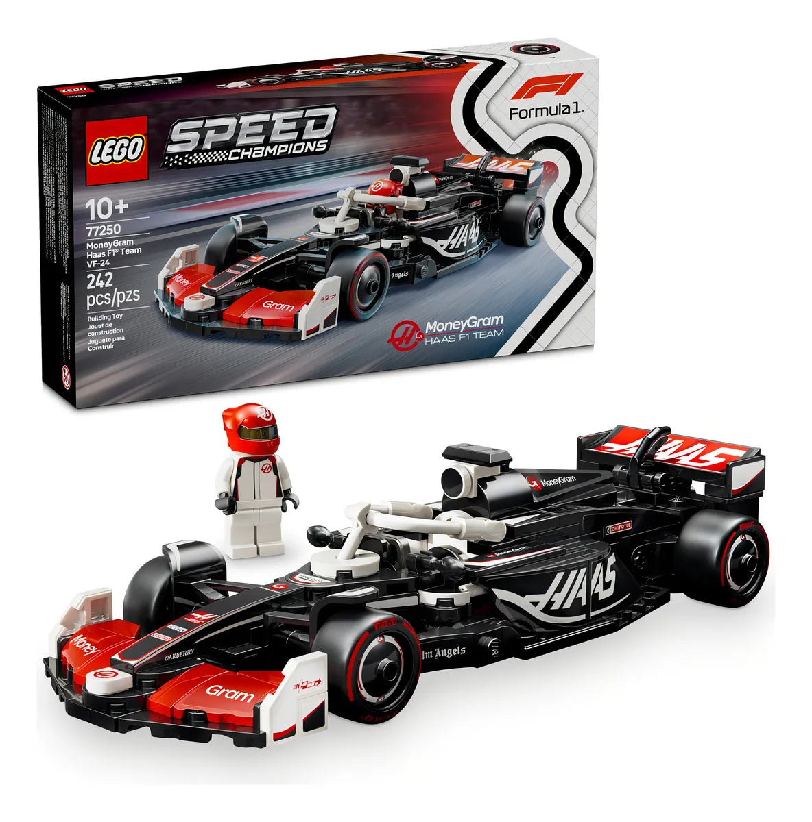 Lego Speed Champions Haas F1 Vf-24 77250 Formula 1 Deportivo