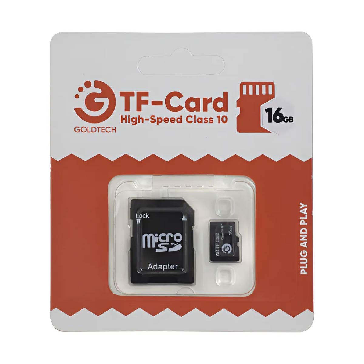 Memoria Micro Sd Goldtech 16gb Clase 10 Con Adaptador