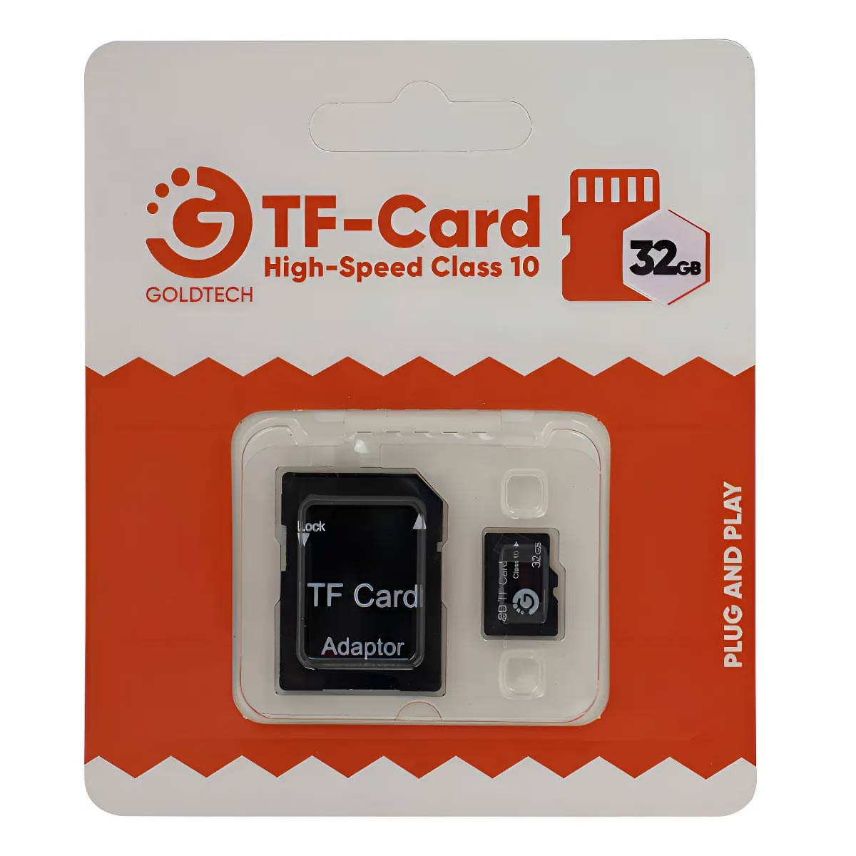Memoria Micro Sd Goldtech 32gb Clase 10 Con Adaptado