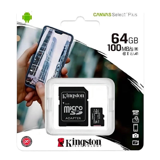 Tarjeta De Memoria Kingston Sdcs2sp Canvas Select Plus 64gb