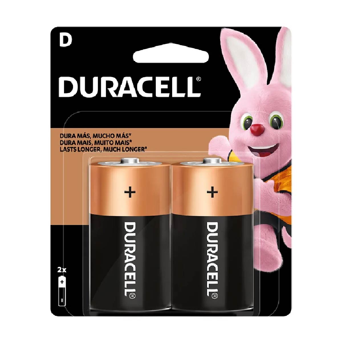 Pila Duracell 8774 Pila Duracell D X2 Dura Mas