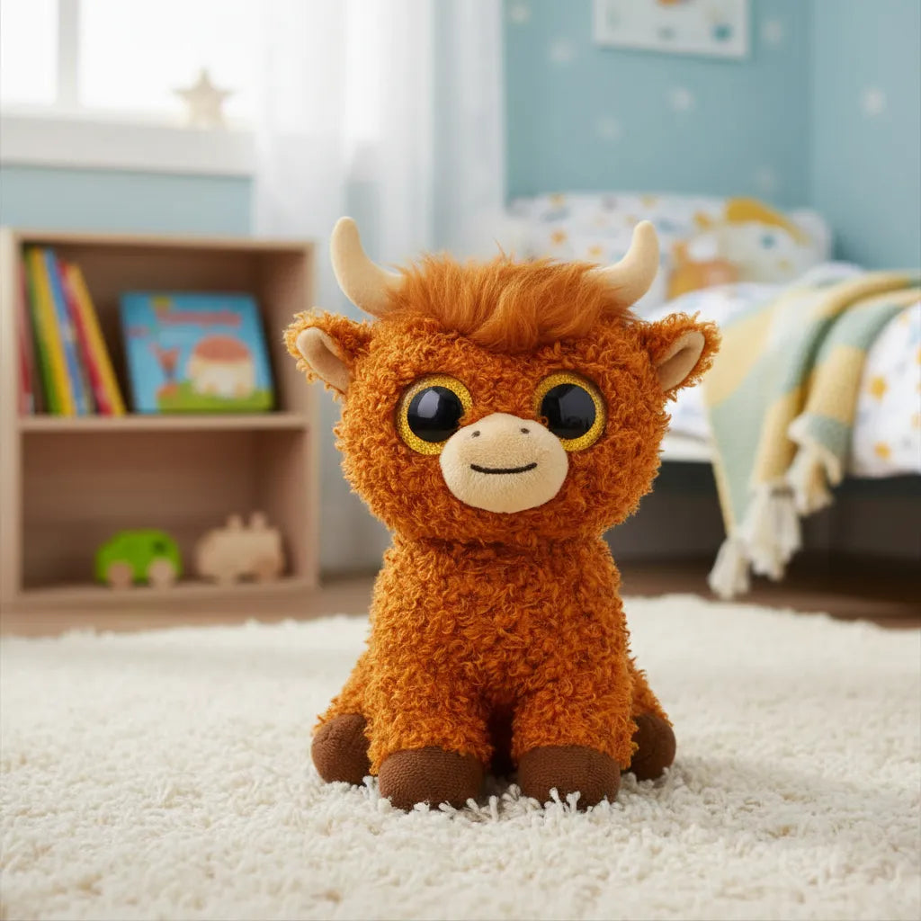 Peluche Beanie Boos Regular Alfie Vaca Cafe 15cm