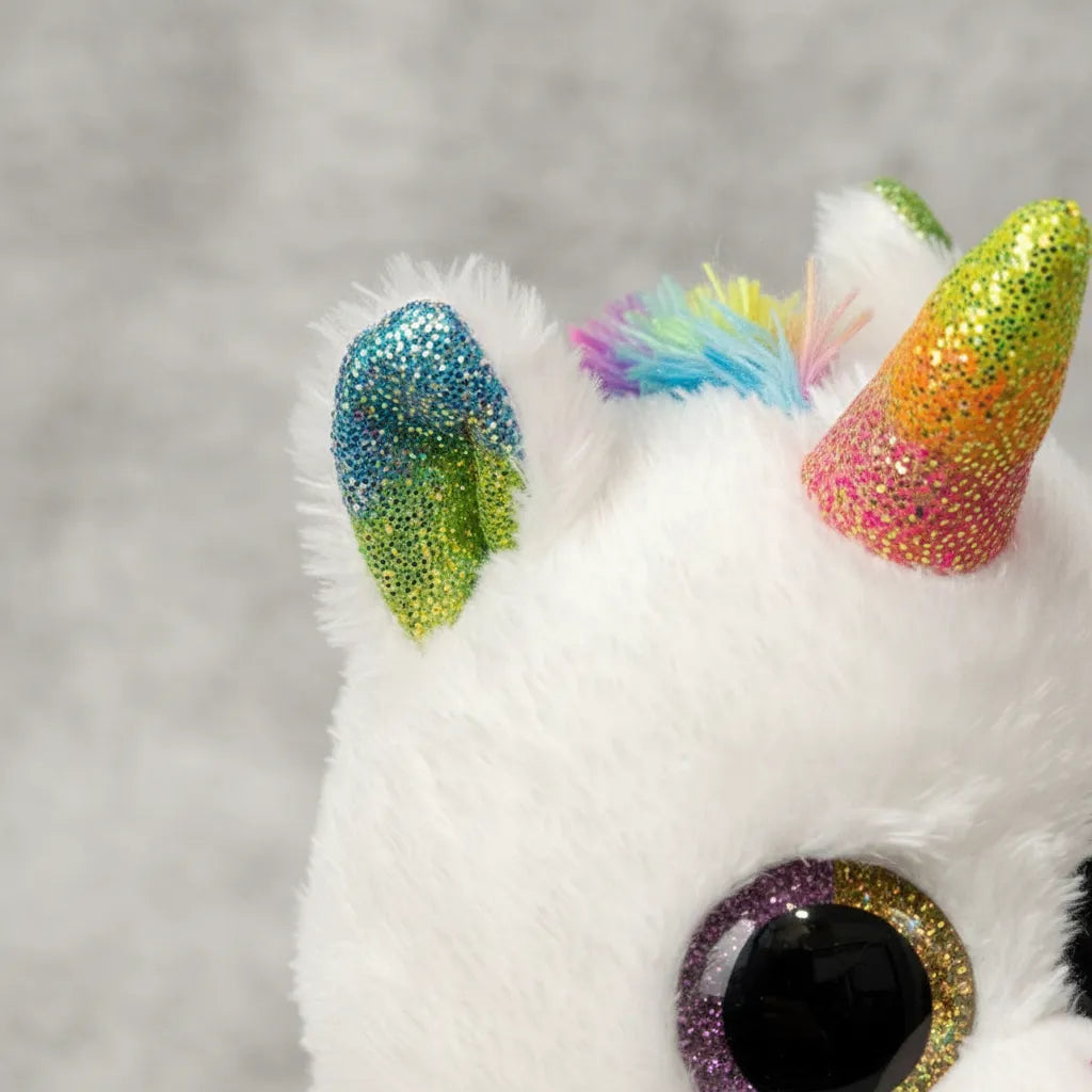 Peluche Beanie Boos Regular Pixy Unicornio Blanco 15 Cm