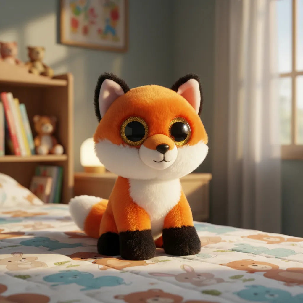 Peluche Beanie Boos Regular Meadow Zorro Naranja