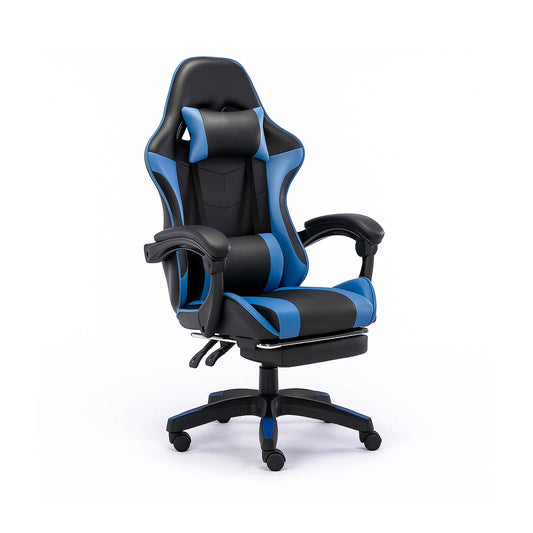 Silla Gamer Reclinable Reforzada Apoyapies Comoda Premium