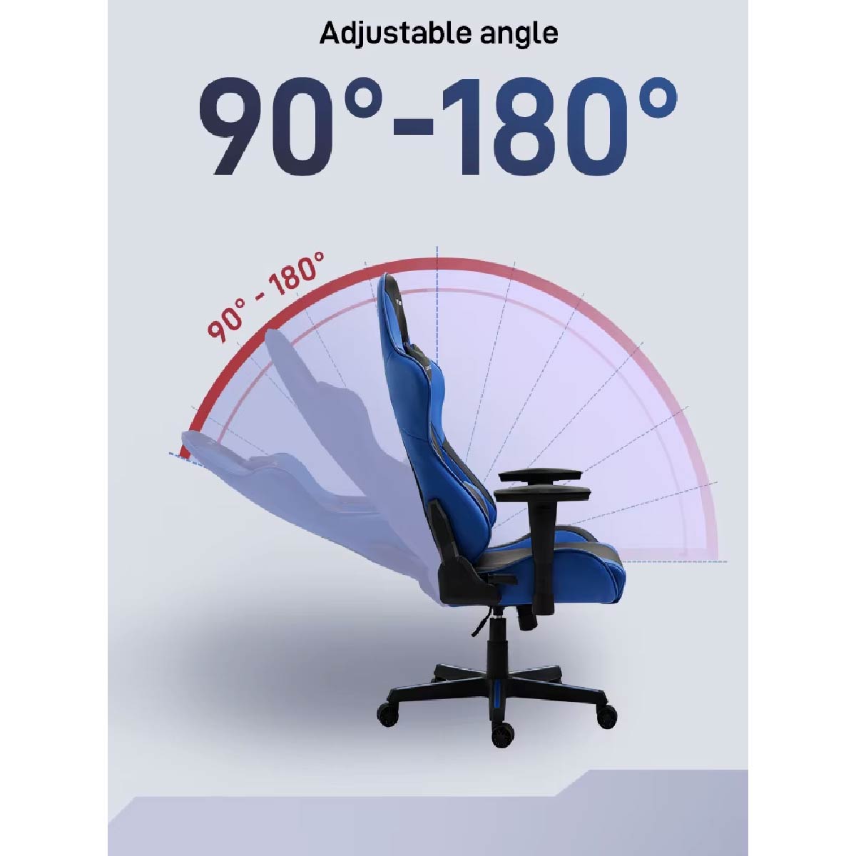 Silla Gamer Reclinable Reforzada Apoyapies Comoda Premium