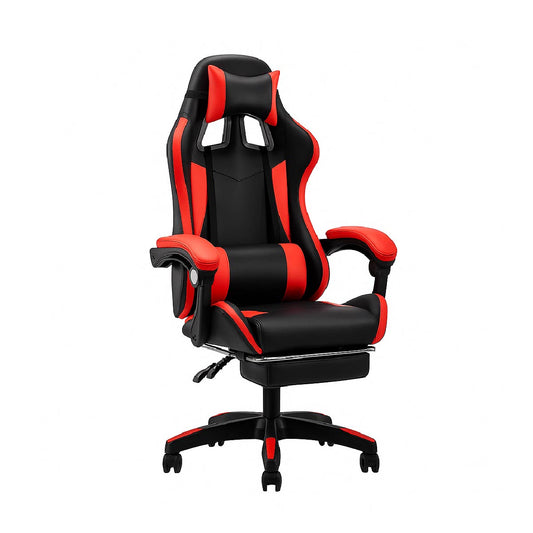 Silla Gamer Reclinable Reforzada Apoyapies Comoda Premium