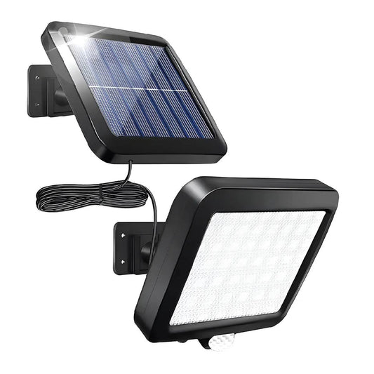 Foco Lámpara Solar Led 100w Sensor Movimiento Exterior
