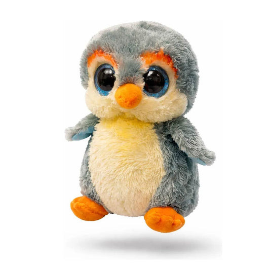 Peluche Beanie Boos Regular Fisher Pinguino Gris 15cm