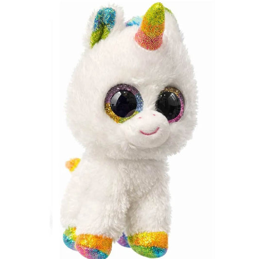 Peluche Beanie Boos Regular Pixy Unicornio Blanco 15 Cm