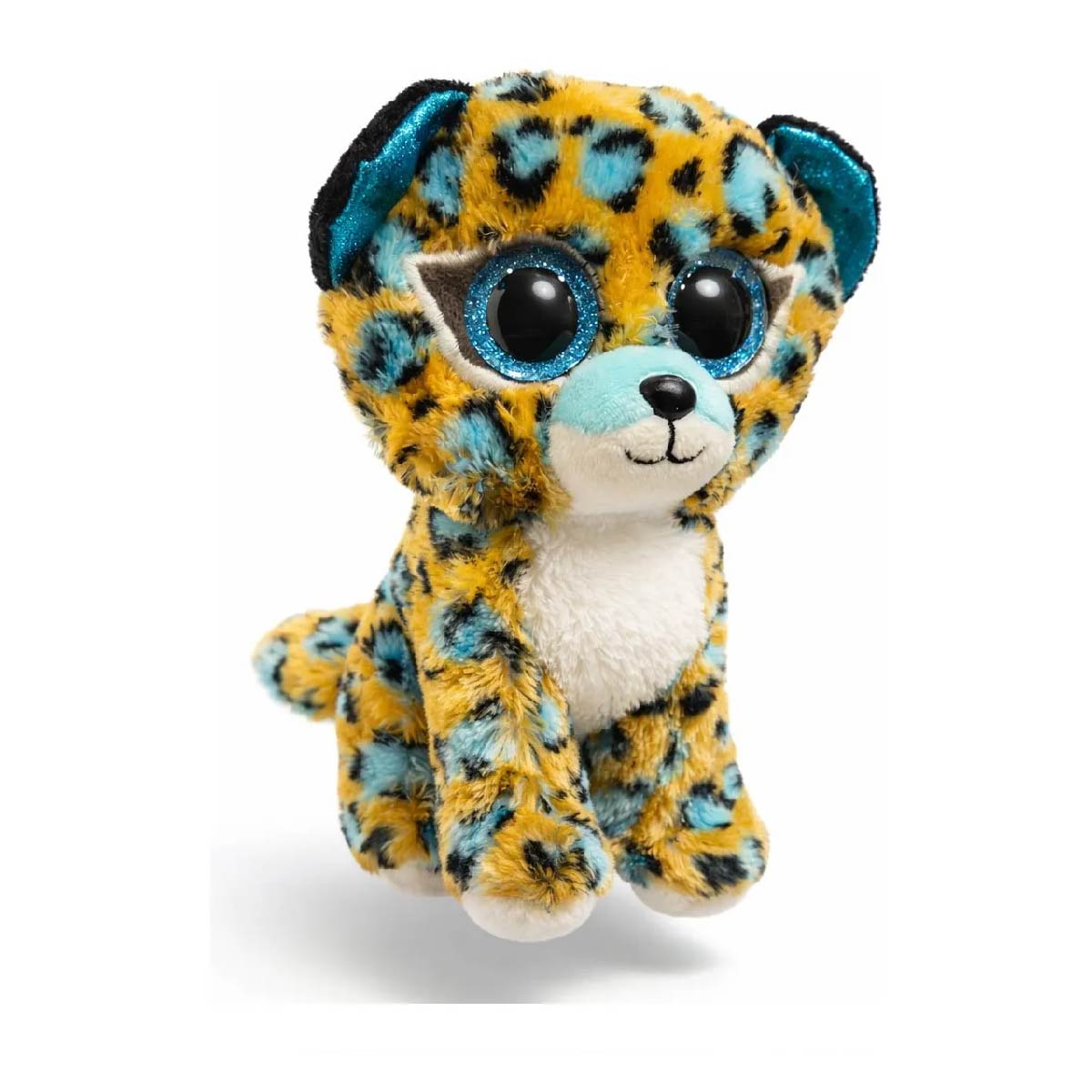 Peluche Beanie Boos Leopardo Azul Cobalt 15 Cm Regular