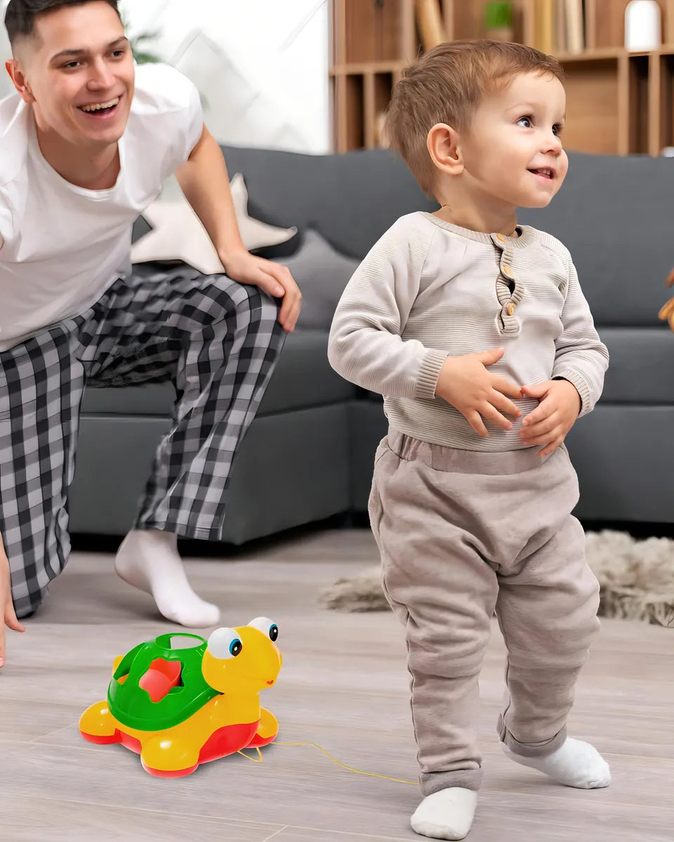 Tortuga De Arrastre Con Juego De Encastre Didacta Topa Topa