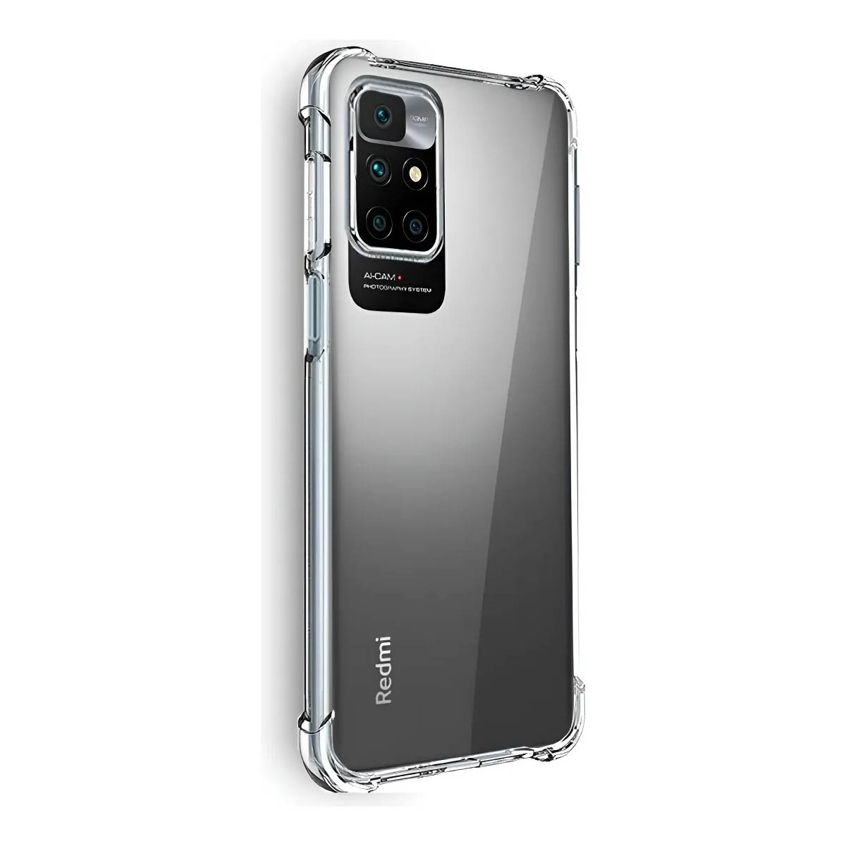 Protector Transparente AntiShock Con Bordes Reforzados Para Xiaomi Redmi 10 2022