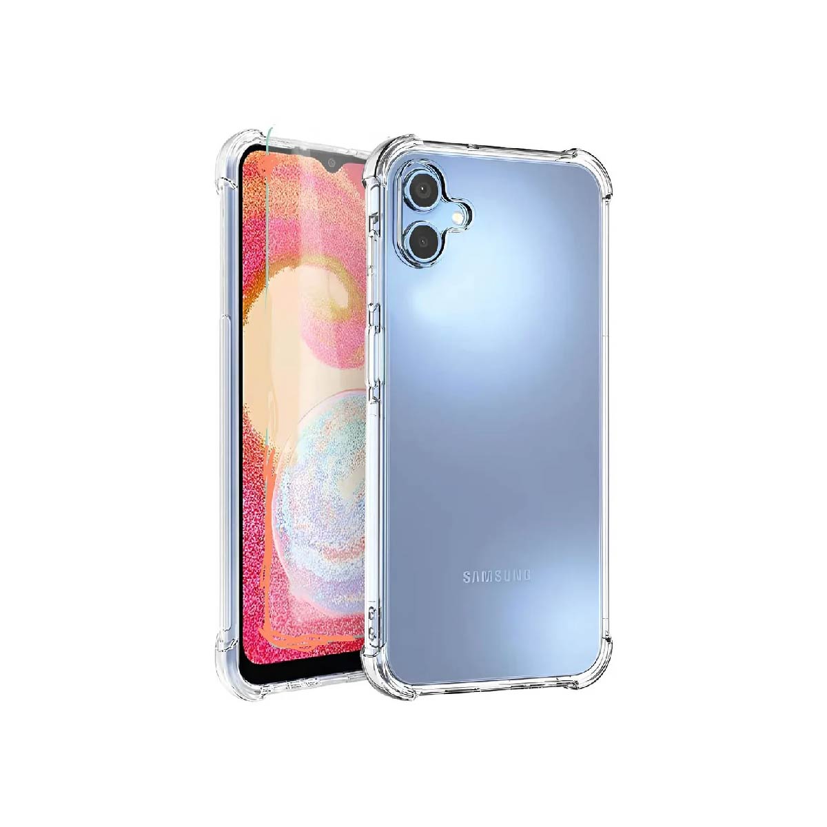 Protector Transparente AntiShock Con Bordes Reforzados Para Samsung A06