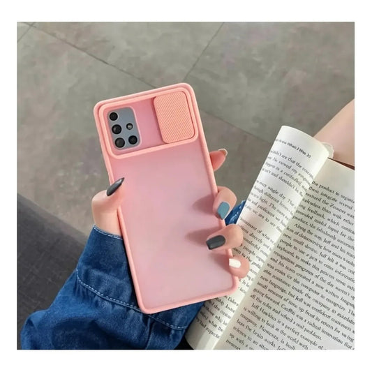 Funda Cubre Cámara Para Samsung A02s Rosado