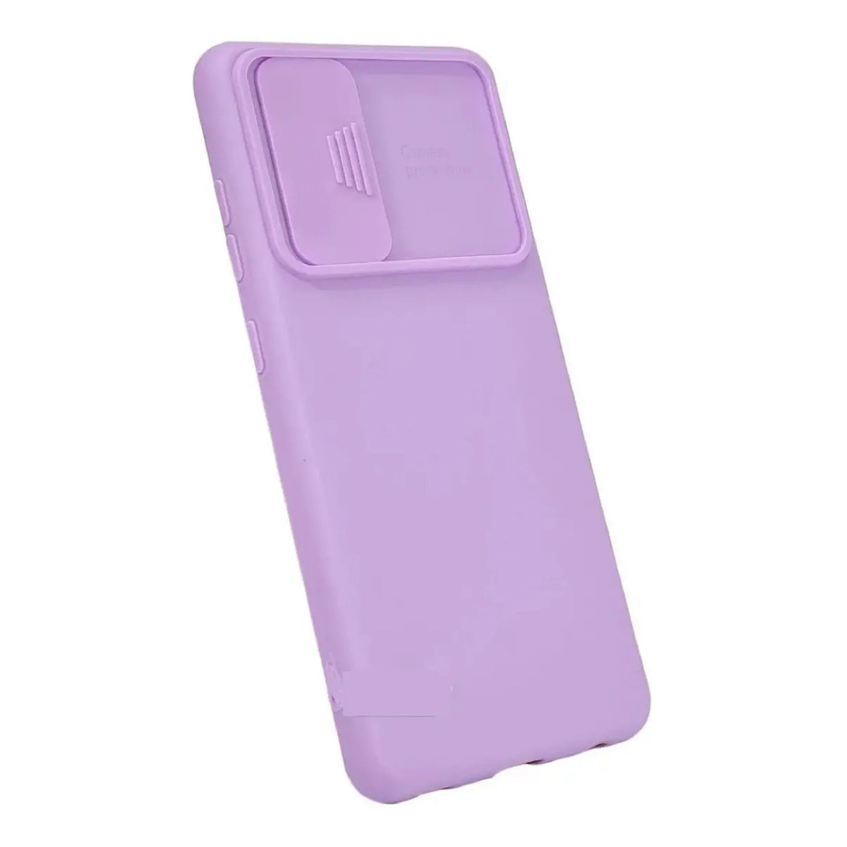Funda Cubre Cámara De Silicona Para Samsung A22 5G Lila