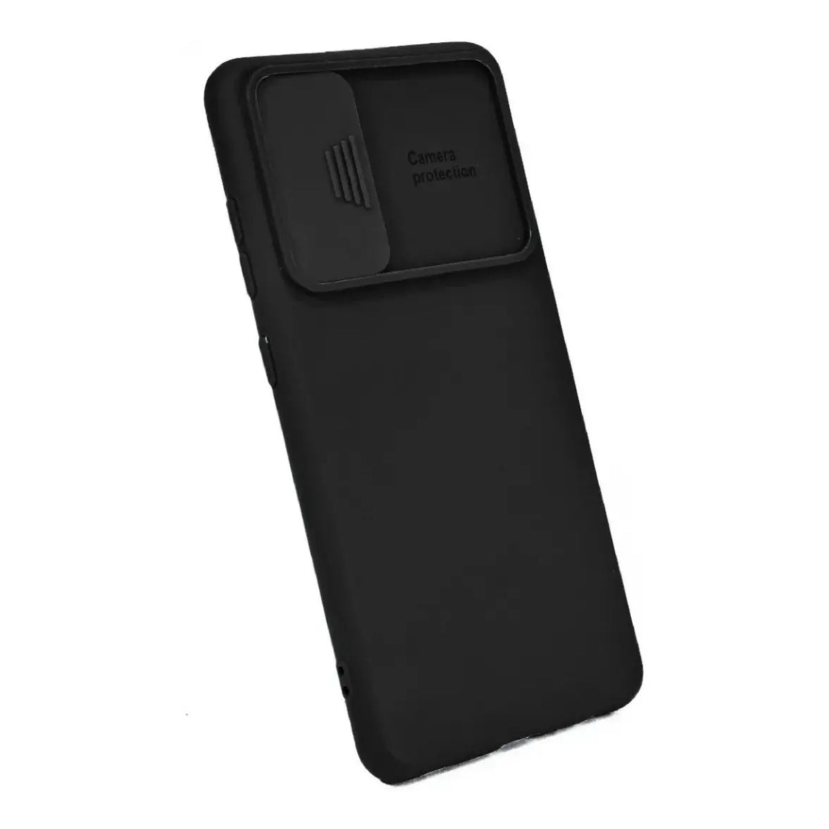 Funda Cubre Cámara De Silicona Para Samsung A22 5G Negro