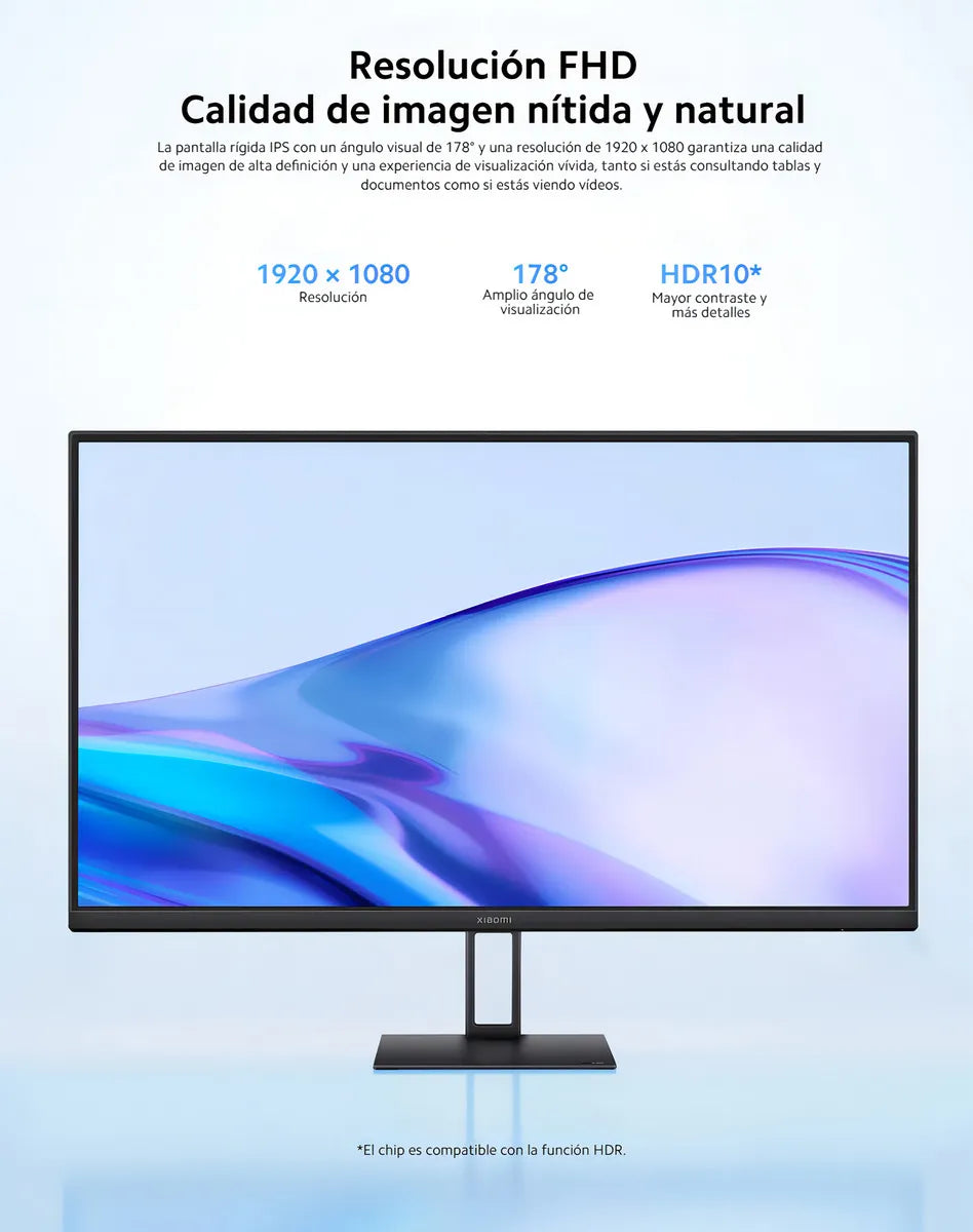 Monitor Xiaomi A27i 27 Pulgadas FHD 100Hz