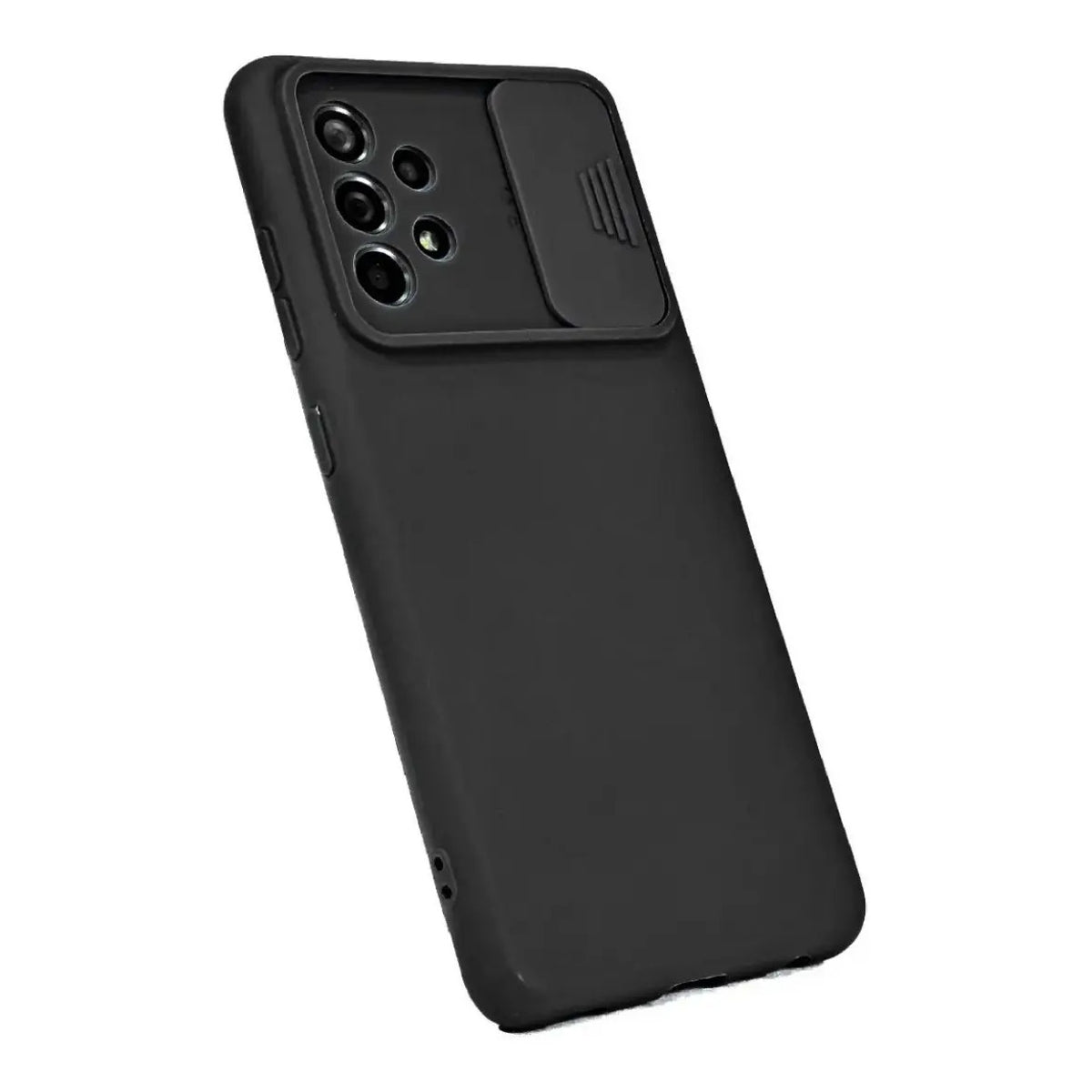 Funda Cubre Cámara De Silicona Para Samsung A32 4G Negro