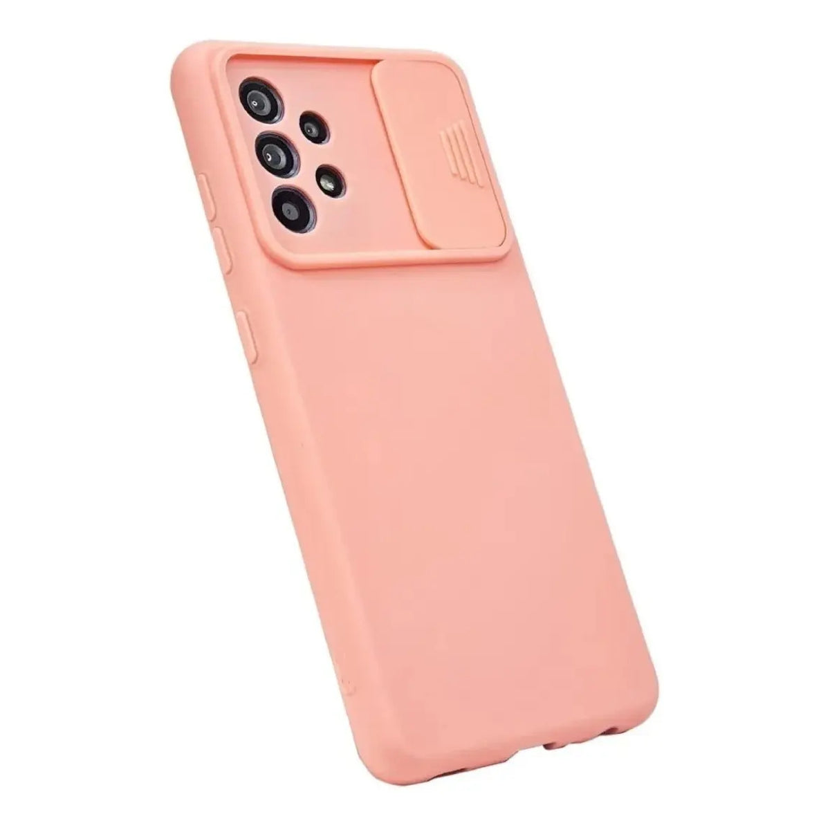 Funda Cubre Cámara De Silicona Para Samsung A32 4G Rosado