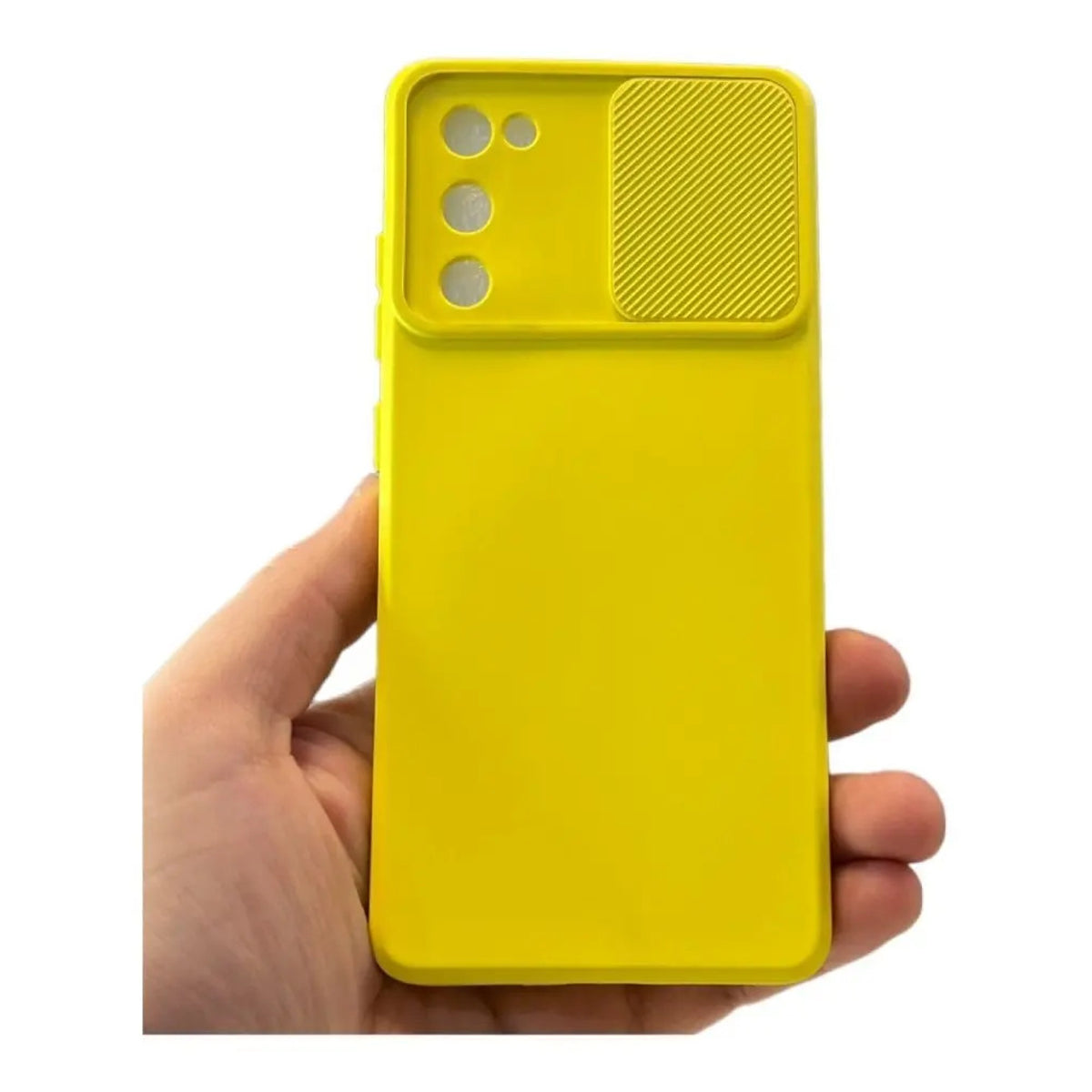 Funda Cubre Cámara De Silicona Para Samsung A32 4G Amarillo