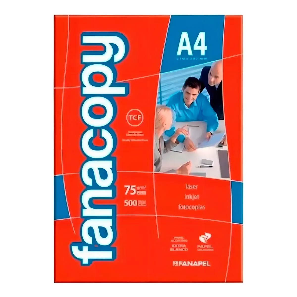 Fanacopy A4 multifunción de 500 hojas de 75g blanco por unidad