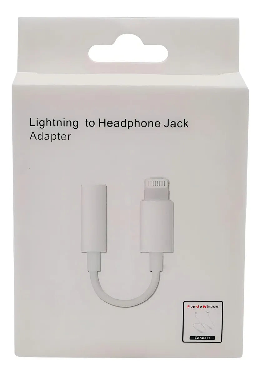 Adaptador Para iPhone De Lighting A Aux Spica Jack 3.5mm