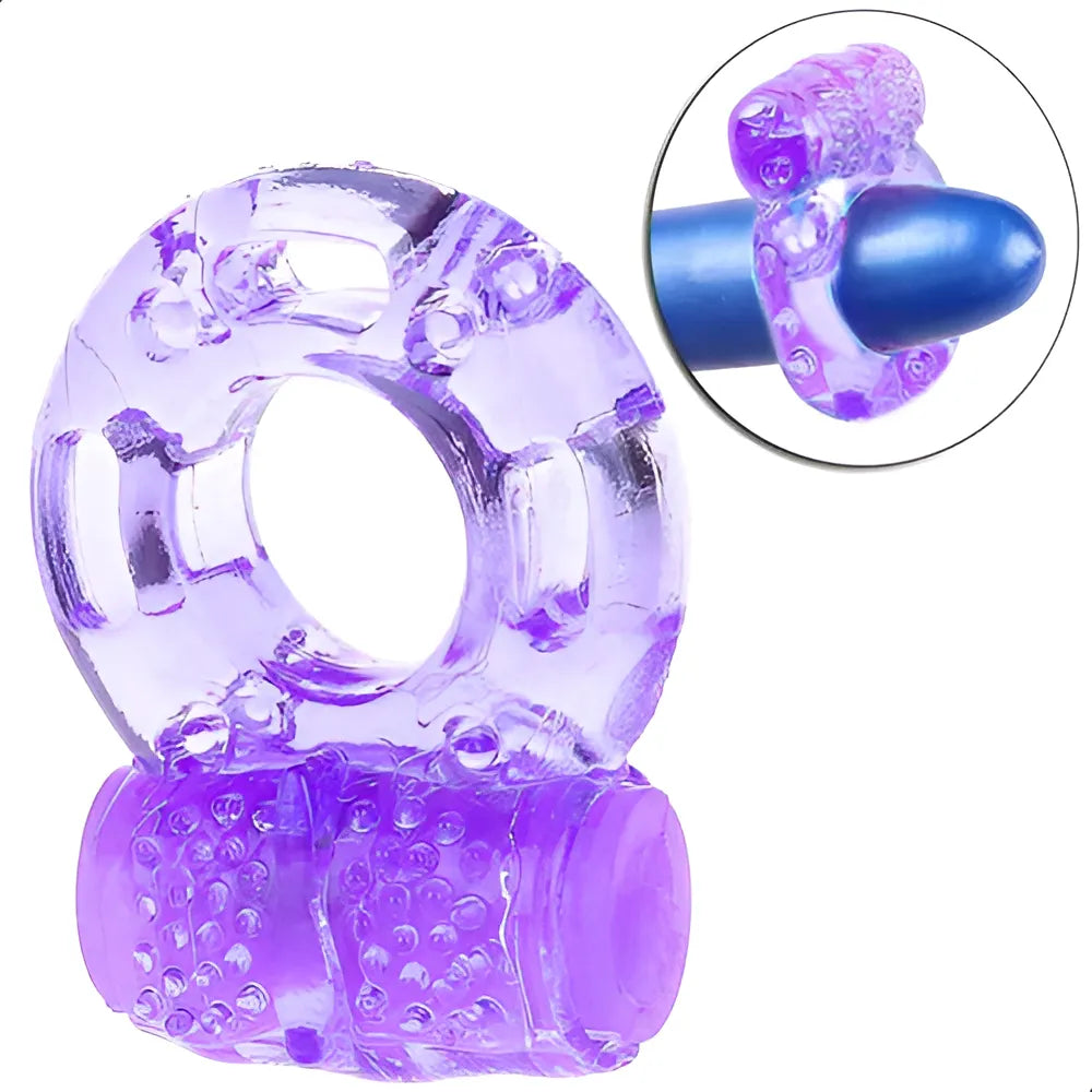 3 anillos en el pene retrasan la eyaculación vibratoria y el placer femenino