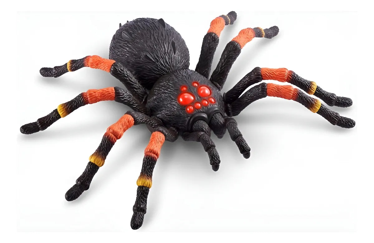 Figura Tarántula Gigante De Juguete Robótica Color Negro