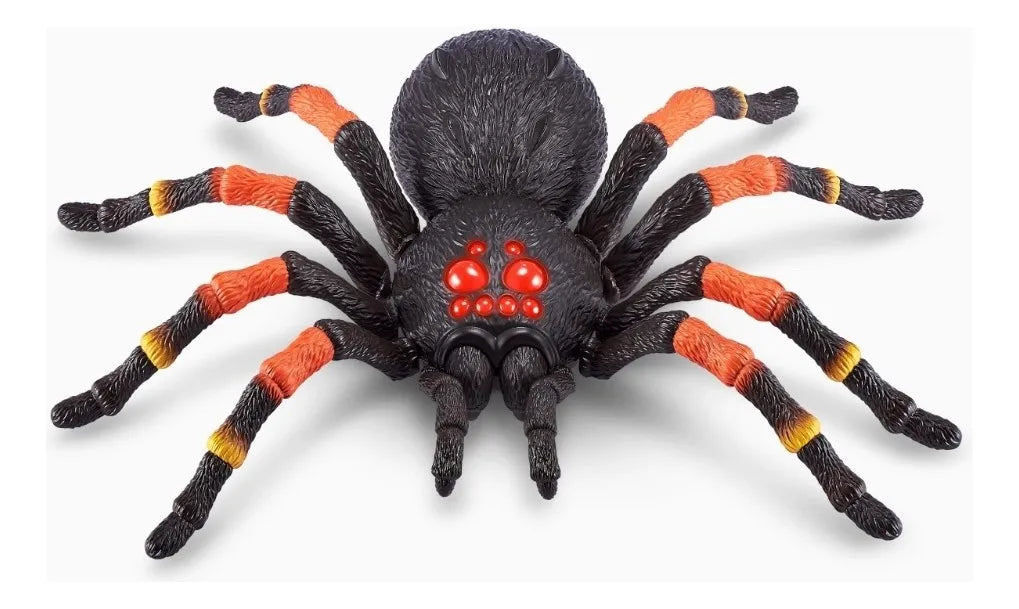 Figura Tarántula Gigante De Juguete Robótica Color Negro