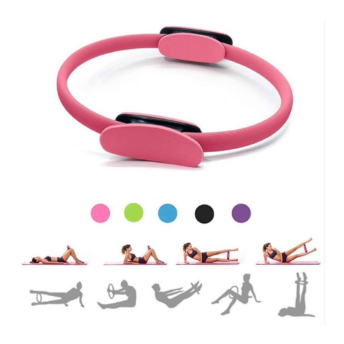 Aro Anillo Pilates Flexible Yoga Fitness 40cm Pilates -