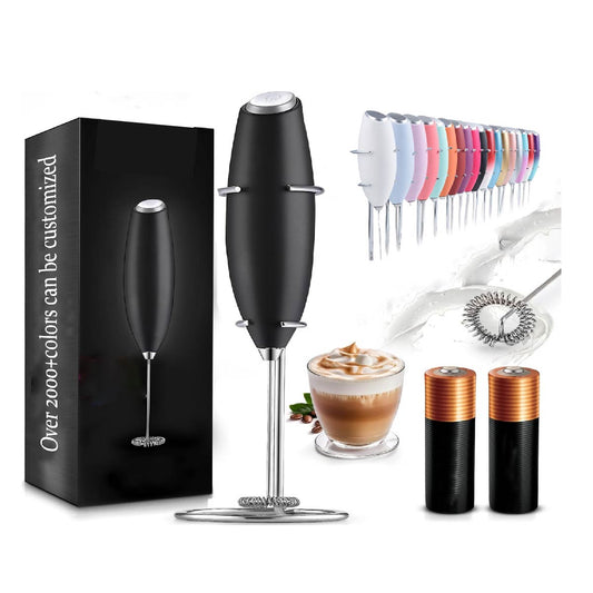 Batidor Espumador De Leche Eléctrico Espuma Mezclador Café