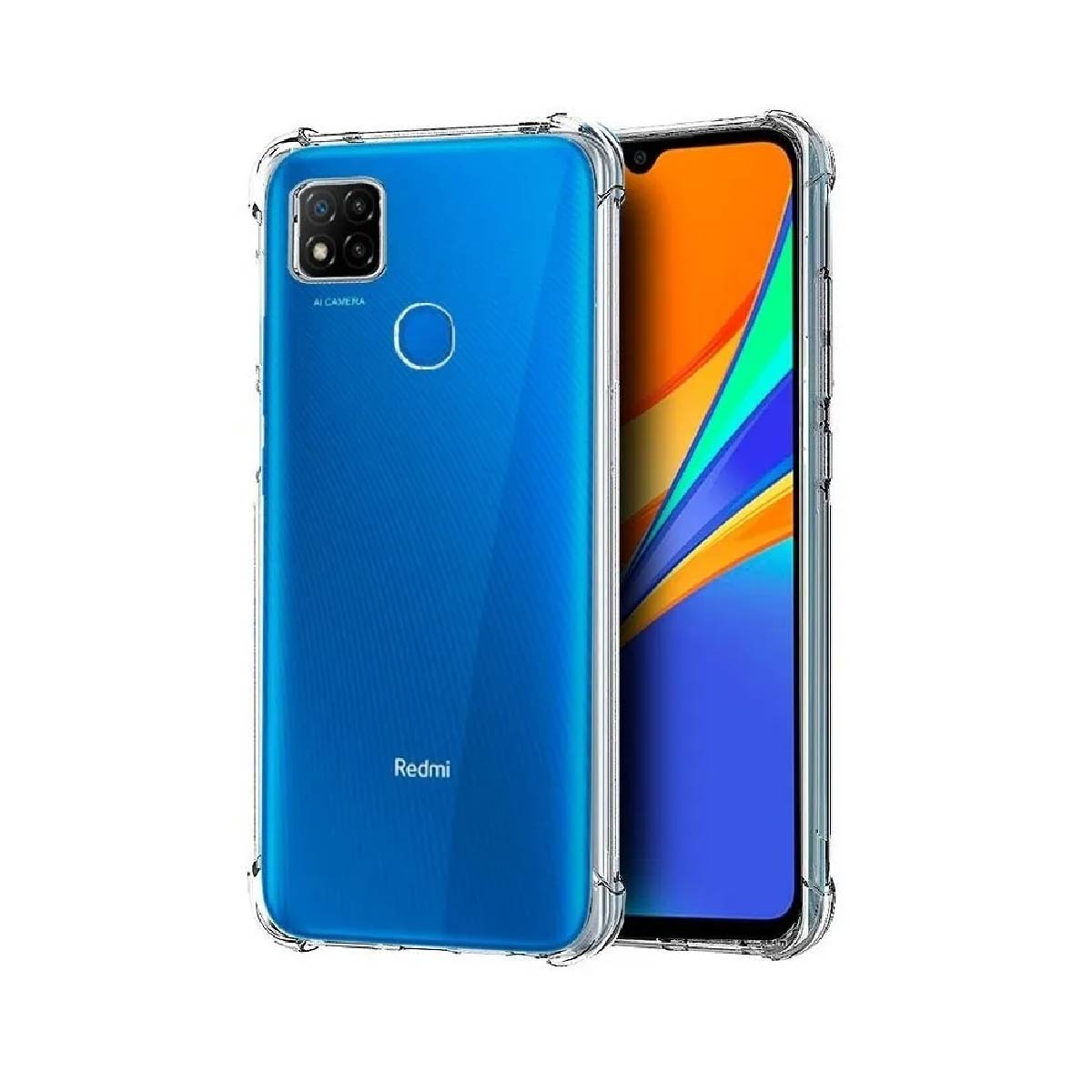 Protector Transparente AntiShock Con Bordes Reforzados Para Xiaomi Redmi 10a