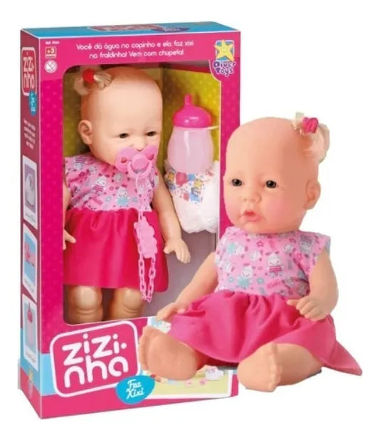 Bebote Bebe Zizinha Con Accesorios Toma Agua Y Hace Pis