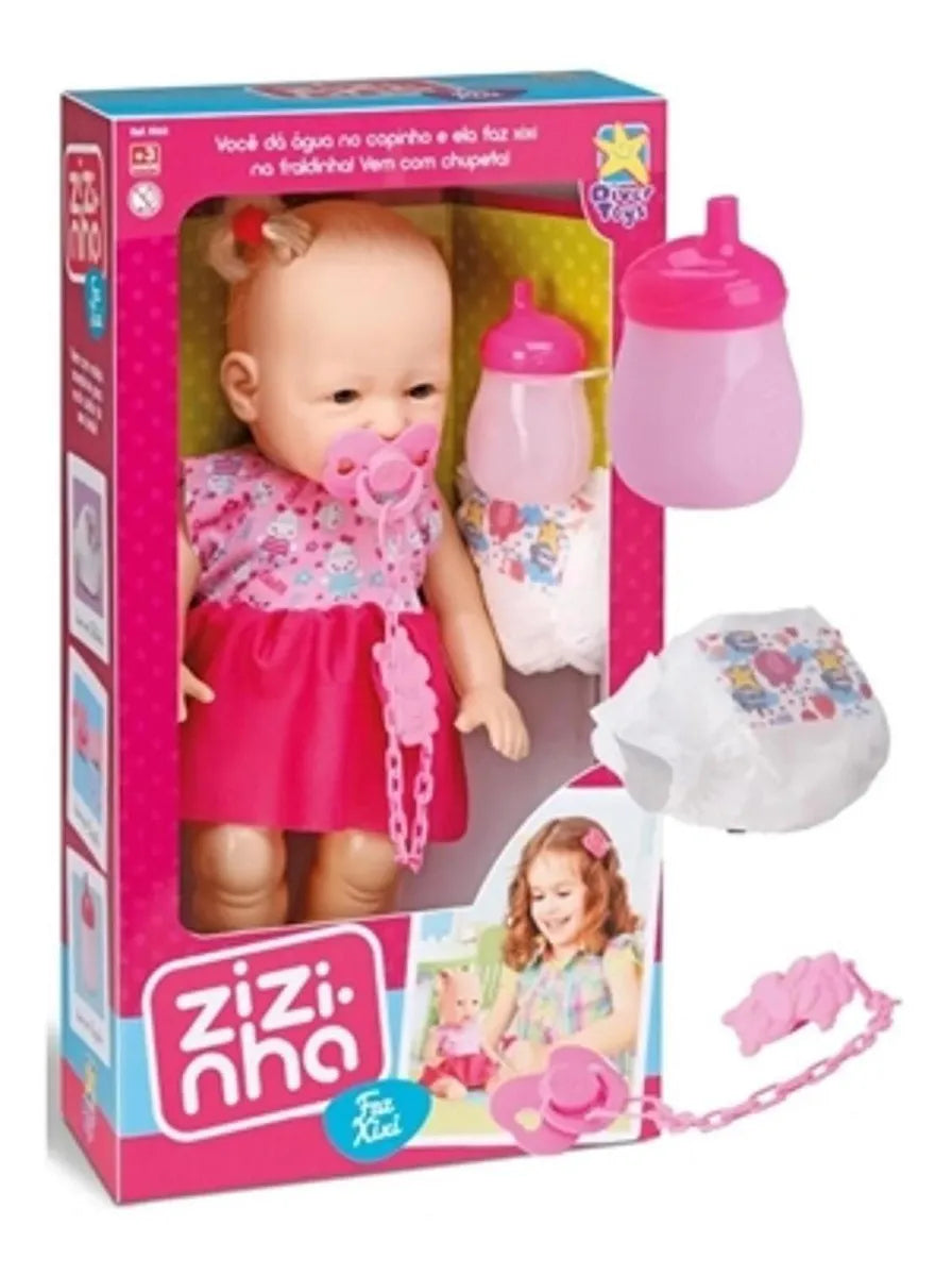 Bebote Bebe Zizinha Con Accesorios Toma Agua Y Hace Pis
