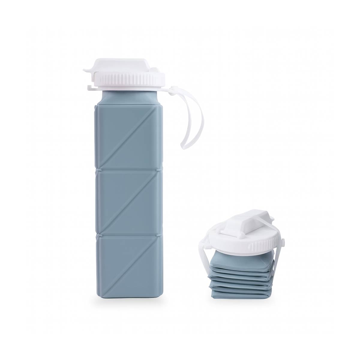 Botella De Agua Plegable Silicona Conserva El Frío