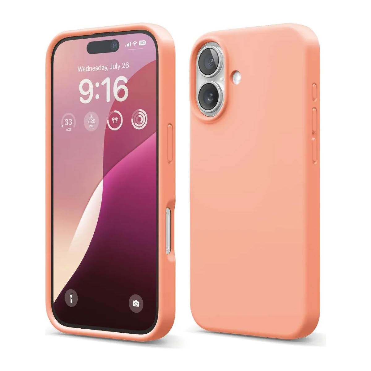 Funda Protectora De Silicona Para iPhone 16 Comun