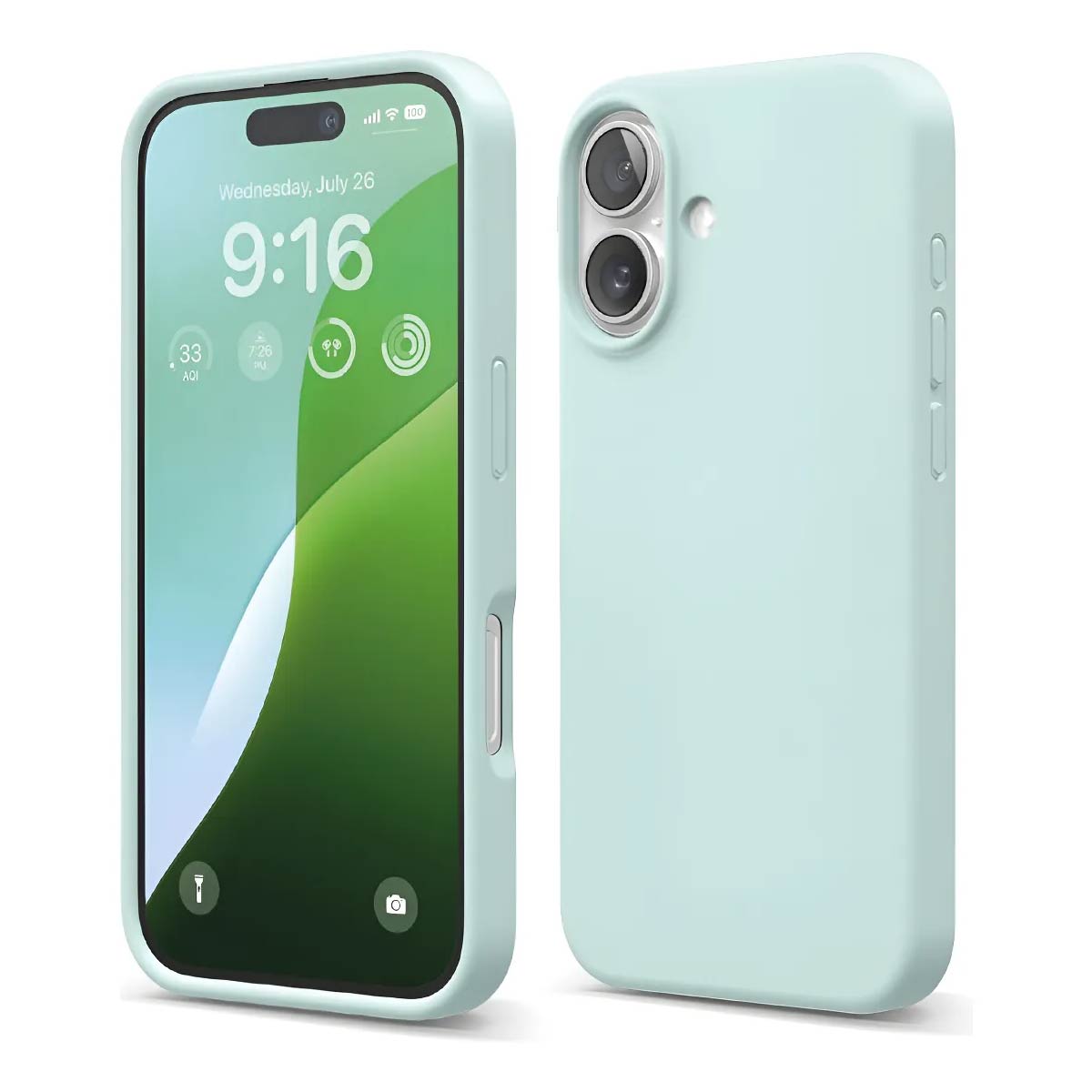Funda Protectora De Silicona Para iPhone 16 Comun